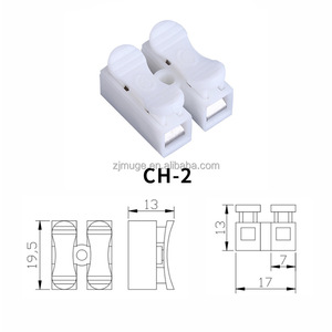 LED aydınlatma için CH2 iki üç pozisyon basın terminal blokları, beyaz <span class=keywords><strong>2</strong></span>-pin <span class=keywords><strong>3</strong></span>-pin hızlı kablo tel konnektörler - Product Image 6