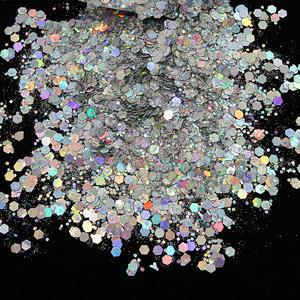 Glitter Powder Glitter 50g Handy Shell Kleidungs stück Schuhe Tassen Mixed Plastic Großhandel Bulk Polyester Scrap Chunky Schuhe 2 Bag - Product Image 4