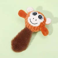Jouet pour chien en peluche écologique, durable, avec papier froissé et sonore, pour l'auto-entretenissement, le soulagement de l'ennui et l'entraînement canin