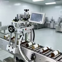 Équipement de codage de bouteilles certifié EAC avec système d'inspection visuelle pour l'emballage rond destiné au marché russe