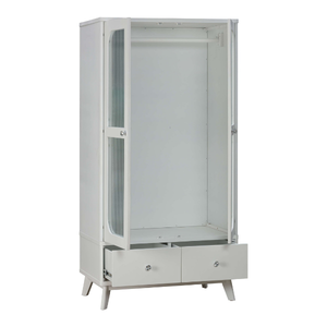 Armario de Madera de Diseño Moderno EVEREST Collection, Duradero y de Alta Calidad, con 2 Puertas y 2 Cajones, Muebles para Dormitorio - Product Image 1