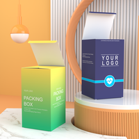 Boîte d'emballage en carton pour comprimés et pilules médicales, personnalisable avec logo, recyclable et imprimée