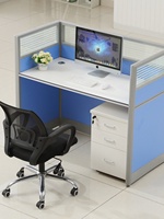 Postes de travail modulaires en L pour bureaux, avec cloisons en PVC, mobilier de bureau commercial, vente en gros directe usine