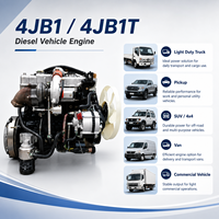 Moteur de véhicule diesel ISUZ 4JB1 4JB1T, refroidi par eau, 3600 tr/min, 4 cylindres, 4 temps, injection directe, 2,8 L, EPA Tier 2, pick-up, SUV