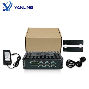 Mini ordinateur industriel Core 11th Gen Triple 2.5G LAN M.2 Slots 6COM RS485 DDR4 Ports 16 broches GPIO Phoenix HD DP Industrial Pc - Product Image 3