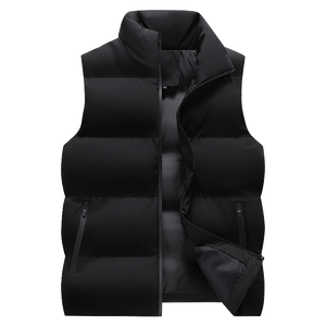 Veste matelassée écologique personnalisée pour l'hiver 2025, rembourrage en coton avec fourrure, logo personnalisé, manteaux pour hommes - Product Image 1