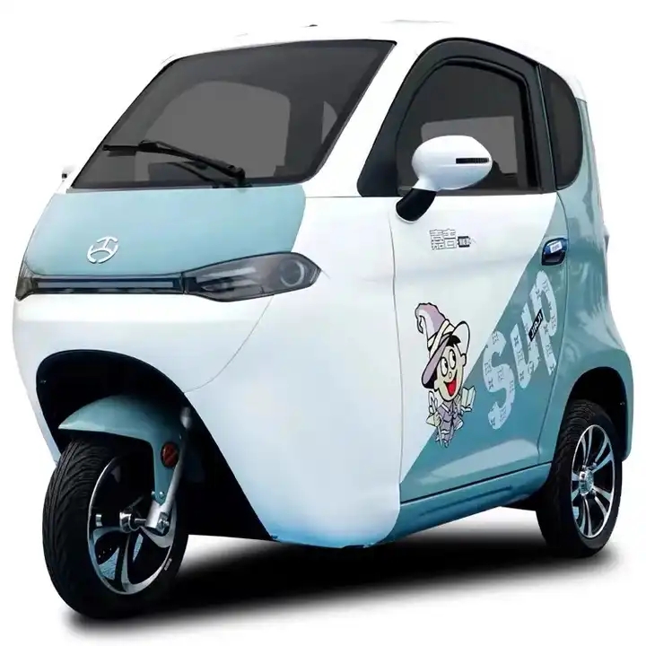 1500w eec 3 wheel electric vehicle enclosed tricycle new energy car made in china
