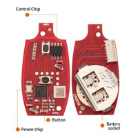 Xhorse XKGD22EN Clé Intelligente Xhorse VVDI XKGD22EN 2ème Génération Télécommande Filaire pour Porte de Garage Anglaise Compatible VVDI 5 pièces/lot