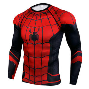 T-<span class=keywords><strong>shirt</strong></span> <span class=keywords><strong>Spiderman</strong></span> imprimé en 3D Vêtements d'entraînement pour hommes en gros - Product Image 2