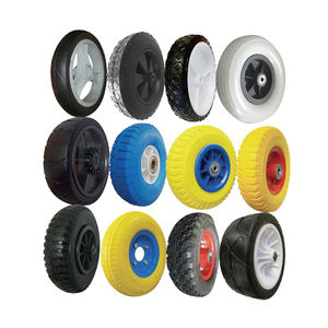 Roda de Espuma PU0817 de 8 Polegadas 8x2.4 para Carrinho de Mão Sem Ar - Product Image 4