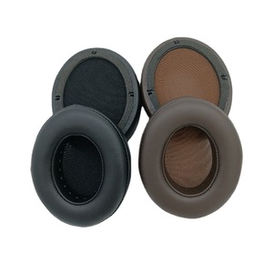 Ear <b>Pads</b> For Edifier W855BT Headphones Black And Brown Replacement Protein Leather Ear <b>Cushions</b> With Noise Isolation - Product Image 1