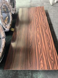 Panneau stratifié <span class=keywords><strong>VCM</strong></span> galvanisé, grain de bois de PVC, panneau privé de chat, acier inoxydable galvanisé laminé à froid - Product Image 5