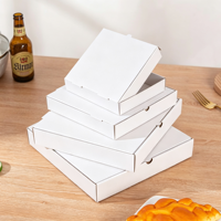 Boîtes rigides pour pizza écologiques, personnalisables avec logo et dimensions, imprimées, jetables, de qualité alimentaire