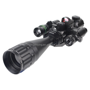 Combo Optische Scoop 6-24X50 Mini Rode Stip Zicht Rood Laserzicht Flitslicht Jachtbereik Reflexvizier - Product Image 4
