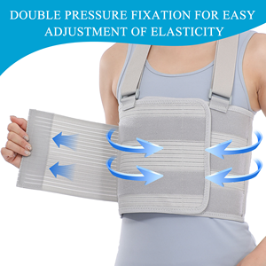 Attelle de taille côtelée élastique respirante-Support de protection de poitrine à compression de classe I pour une durabilité et un confort améliorés - Product Image 5