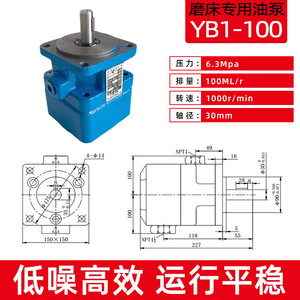 Starcore Yb1 Hydraulic Pump 2.5-200 Fixed Displacement Vane Pump For Low Medium Pressure Grinding <b>Sawing</b> Machines - Product Image 5