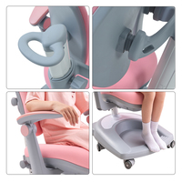 Chaise d'étude intelligente pour enfants rose bleu meubles de maison siège réglable en hauteur chaise de culture ergonomique pour enfants vente en gros
