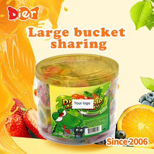 Caramelle OEM/ODM all'ingrosso personalizzate con etichetta privata, assortite, colorate, a forma di frutta, in gelatina, dolciumi, succhi di frutta, gelatine alla frutta - Product Image 5