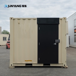 มีสินค้าในสต็อก ตู้คอนเทนเนอร์สำนักงานสำเร็จรูปขนาดเล็ก 10 ฟุต แบบเคลื่อนย้ายได้ ผลิตจากเหล็กคอร์เทน สำหรับขาย - Product Image 3