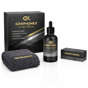 GRAPHONEX Elite 12H น้ำยาเคลือบเซรามิก Borophene ซ่อมแซมตัวเองได้ ระดับพรีเมียมพิเศษ นาโนชิลด์ ป้องกันความร้อน ฟื้นฟูพื้นผิวด้วยความร้อน 60um - Product Image 1