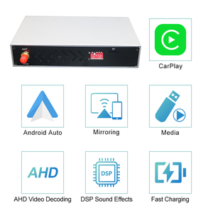 สำหรับระบบ Audi A6 A7 C6 C7 MM 3G HN+R RMC MHI MIB พร้อมกล่องเชื่อมต่อ AirPlay Mirror Link Wireless Carplay Android Auto - Product Image 2