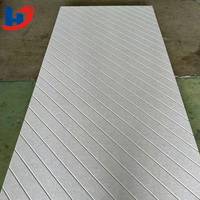 Panel Acústico de PET con Ranura en V Diagonal HENGJIU, Panel Absorbente de Sonido de Fibra de Poliéster Grabado por CNC, Suministro a Granel para Proyectos de Fábrica