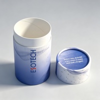 Boîte de rangement pour pilules de vitamines de qualité alimentaire avec logo personnalisé, emballage de compléments alimentaires, emballage de capsules, emballage cylindrique rond, tube en papier