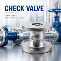Clapet anti-retour en acier inoxydable moulé par procédé de cire perdue de précision CF8 CF8M, sur mesure, tolérances strictes Ra 3.2, taille DN400, usinage OEM