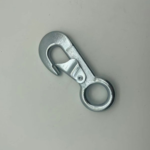 Tianchen Crane Hook 19mm Carbon Steel Forged Winch Hook Construction Use - Product Image 1