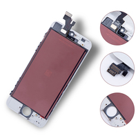 Pengganti layar tampilan LCD ponsel, untuk iPhone 5 5G ponsel LCD layar sentuh untuk iPhone 5 5S 5C
