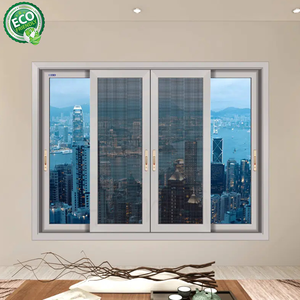 Ventana Corredera de Aluminio Blanca de Alta Eficiencia Energética, Personalizada, con Gran Vista, Doble Acristalamiento, para Cocina, con Reducción de Ruido y Protección Contra Incendios - Product Image 4