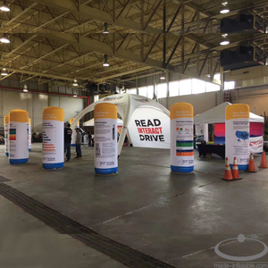 Mẫu miễn phí tùy chỉnh <span class=keywords><strong>Inflatable</strong></span> quảng cáo vòm cột 1-năm bảo hành ngoài trời khuyến mại tổ chức sự kiện đèn cho bán buôn - Product Image 2