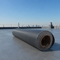 Membrane de toiture homogène autocollante en TPO monocouche résistante aux UV pour l'étanchéité des toitures