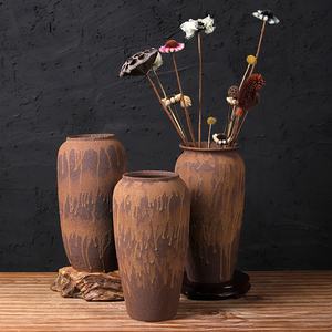 Vase à fleurs en céramique pour le sol et la table Vase contemporain à haute température pour décor artistique étanche pour l'intérieur et l'extérieur Vases de <span class=keywords><strong>cimetière</strong></span> - Product Image 2