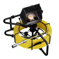 Caméra d'inspection de canalisations d'égouts LCD 4,3 pouces, endoscope industriel étanche IP68 avec câble de 20-50 m pour la plomberie et les drains