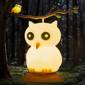 Biểu Tượng Tùy Chỉnh Động Vật Dẫn Ánh Sáng Ban Đêm Cho Trẻ em' Phòng Ngủ Trang Trí Nội Thất 7 Màu Sắc Thay Đổi Ánh Sáng Ấm Áp Kích Thước Nhỏ Chuyển Đổi Điện 5V - Product Image 1