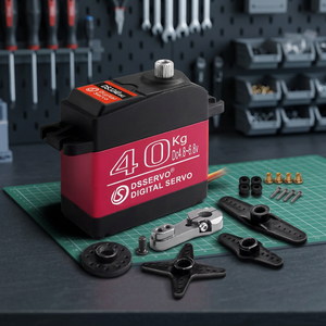 Moteur servo numérique tout métal à couple élevé de 40 kg pour modèles de voitures, direction, pan-tilt et accessoires de drones - Product Image 3