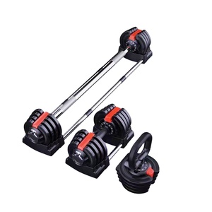 Juego de pesas ajustables para gimnasio 3 en 1, equipo de <span class=keywords><strong>Fitness</strong></span> de 5lb-12.5lb y mancuernas Proformer de 15bl-55lb para culturismo en casa - Product Image 1