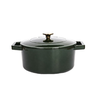 Conjunto de diseño minimalista de olla de cocina holandesa de hierro fundido antiadhesivo y cazuela de porcelana Pana inoxidable - Product Image 5