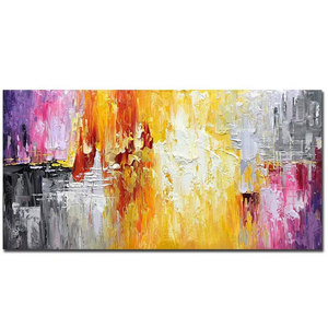 Pintura Acrílica Abstracta Moderna, Pinturas al Óleo Pintadas a Mano, Lienzo Decorativo <span class=keywords><strong>para</strong></span> Pared, Arte <span class=keywords><strong>para</strong></span> Sala de Estar, Dormitorio, <span class=keywords><strong>Comedor</strong></span> - Product Image 5