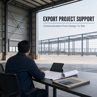 Solution de service d'ingénierie pour la planification locale et la conception de bâtiments préfabriqués, soutien aux projets d'exportation de structures en acier