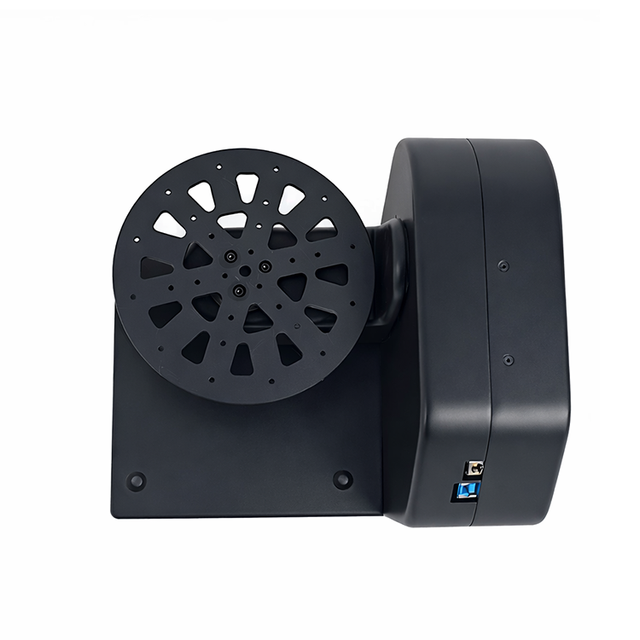 14 cm Diameter Optical Motorized Metal Dual-Axis Turntable Rotary Table for 3D Scanning and Inspection, 5 kg Load Capacity