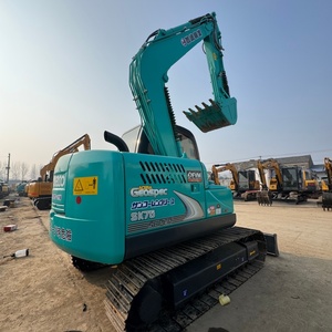 Excavatrice sur chenilles Kobelco SK75 d'occasion, hydraulique, pour la construction, l'agriculture, l'aménagement paysager, exportation - Product Image 1