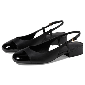 <span class=keywords><strong>Scarpe</strong></span> Basse da Donna con Punta a Cappuccio e <span class=keywords><strong>Tacco</strong></span> Basso, in Vernice Bicolore, Modello Ballerina Slingback - Ingrosso e Personalizzazione OEM - Product Image 6