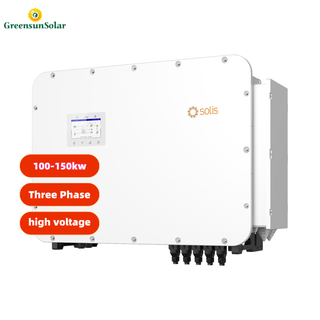 100kw 125kw 150kw Solis Inverter 480v Three Phase Hybrid Solar Inverter High Voltage S6-EH3P(100-150)K10-NV-YD-H-US