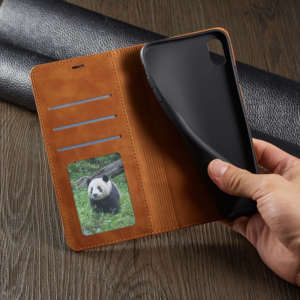Custodie per telefoni in pelle di alta qualità per <span class=keywords><strong>iPhone</strong></span> <span class=keywords><strong>11</strong></span> Book Flip Wallet <span class=keywords><strong>Cover</strong></span> per telefono con porta slot per schede <span class=keywords><strong>portafoglio</strong></span> con flip <span class=keywords><strong>cover</strong></span> in PU - Product Image 6
