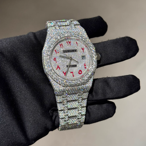 Hip Hop Buste Down VVS1 Moissanite Montres De Luxe Iced Out Diamant Automatique Montres Mécaniques Pour Hommes - Product Image 2