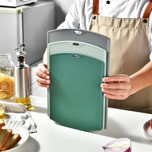 Ensemble de 3 planches à découper de cuisine, planches à découper en plastique antidérapantes, planches à découper personnalisées pour la cuisine - Product Image 4