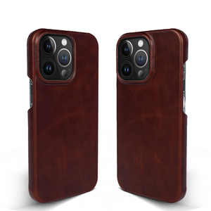 Étui de téléphone en cuir véritable de haute qualité pour <span class=keywords><strong>iPhone</strong></span> 14 pro max étui de téléphone en cuir véritable vintage dur pour <span class=keywords><strong>iPhone</strong></span> 14 pro <span class=keywords><strong>13</strong></span> 12 11 - Product Image 3
