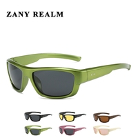 Lunettes tactiques à monture verte, marron et noire, protection UV400, polarisées, pour le sport, lunettes de protection, lunettes de soleil tendance